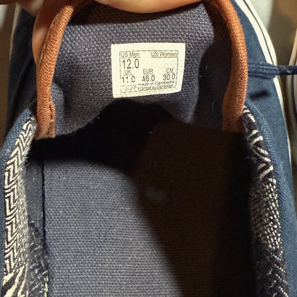 Canvas blue “Eras” with leather tongue - Picture 5 of 6